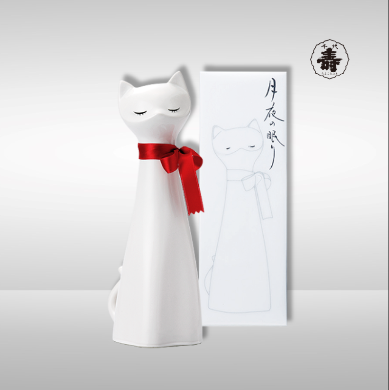 純米酒 月夜之眠 白貓